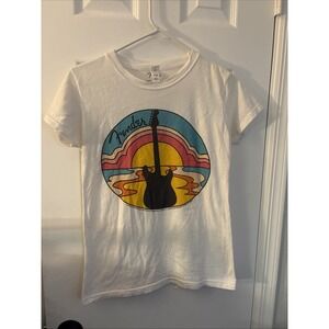 Fender Guitar Graphic T Shirt Size Small
